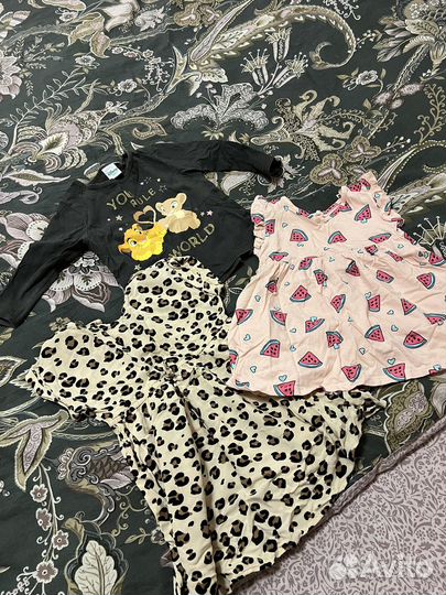 Вещи для девочки disney пакетом 92