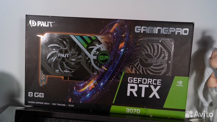 Видеокарта RTX 3070 palit gamingpro