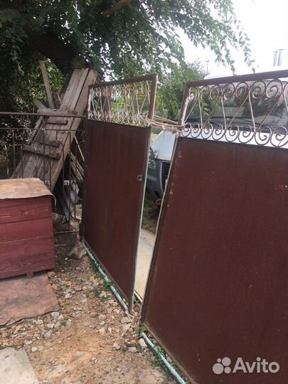 Продам б/у ворота с калиткой