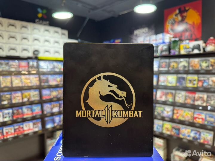 Игры для PS4: Mortal Kombat 11 Steelbook