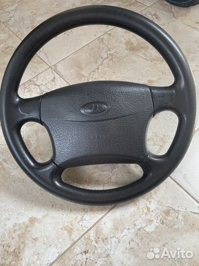 Руль priora 1 с подушкой