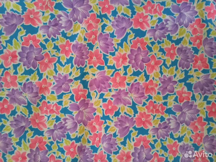 Отрез ткани СССР. Ситец