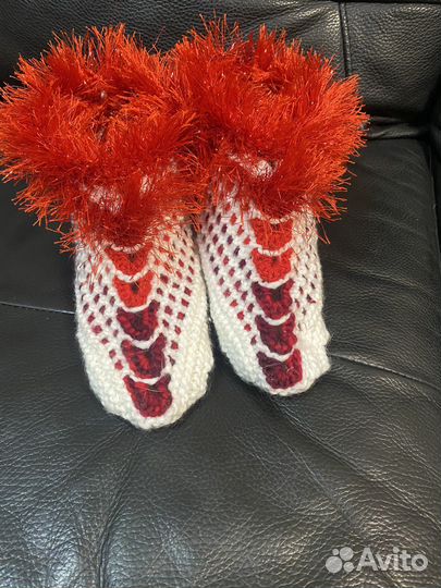 Носки вязанные женские