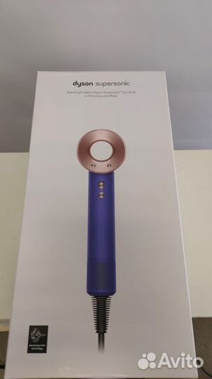 Оригинал Dyson HD08 Vinca Blue/Rose с кейсом