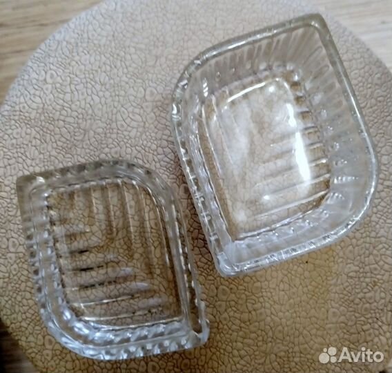 Конфетница (лимонница) с крышкой хрустальная