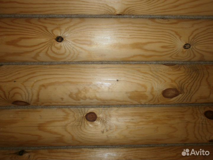 Конопатка шлифовка Покраска