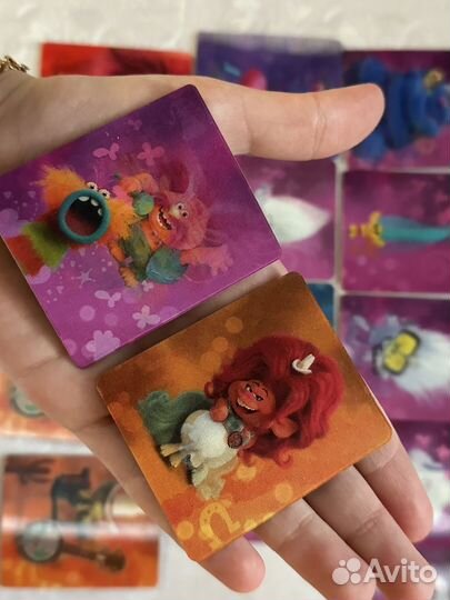 Карточки коллекционные Trolls(тролли) от 5