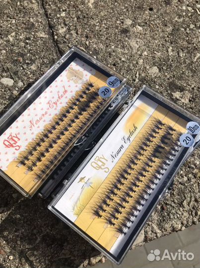 Ресницы пучки для макияжа