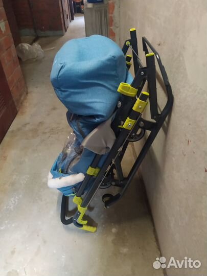 Детские санки коляска с колесами