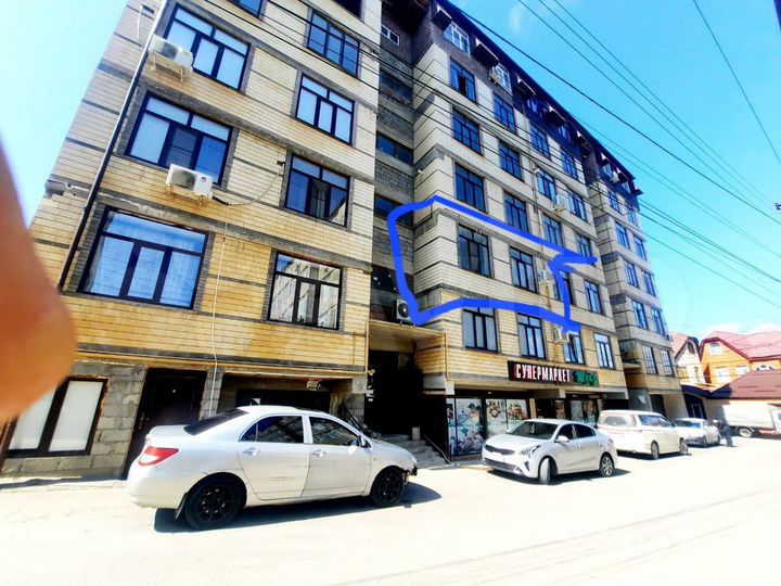 2-к. квартира, 63 м², 2/6 эт.