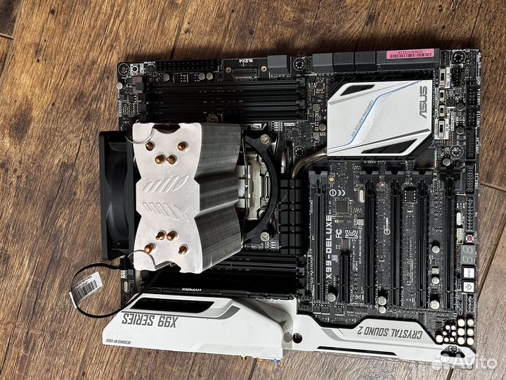 Материнская плата Asus deluxe x99 +CPU, Башня