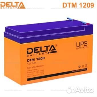 Акб Delta DTM 1209 (12V / 9Ah)