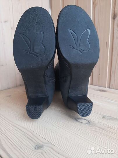 Сапоги женские еврозима/нубук/ р41.Б/у