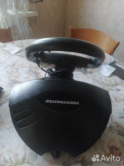 Игровой руль с педалями для пк