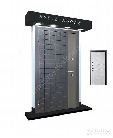 Входная металлическая дверь с термо