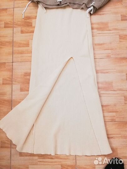 Юбка длинная лапша 46р
