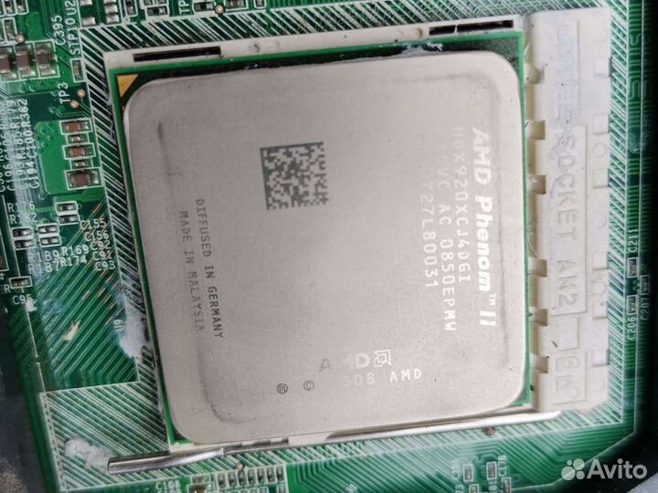Материнская плата с процессором AMD phenom 2