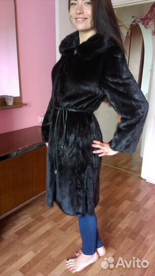 Норковая шуба Flaumfeder