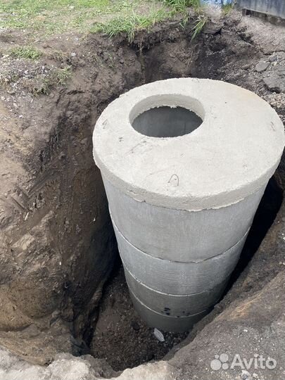 Сливная яма, выгребная яма, септик, колодец