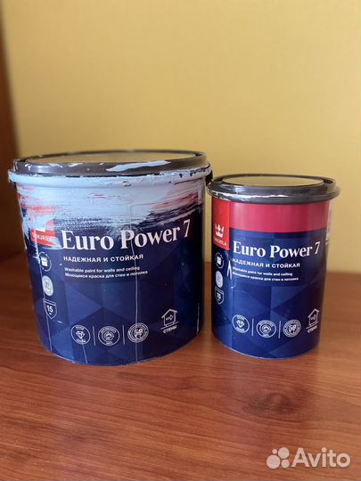 Краска Tikkurila Euro Power 7 (торг)