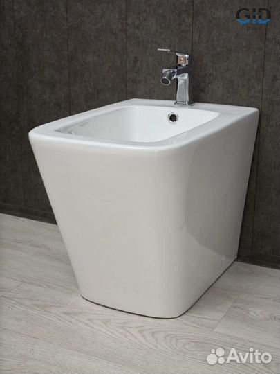 Биде напольное Gid Cuadrado BDN-54 21108 белый