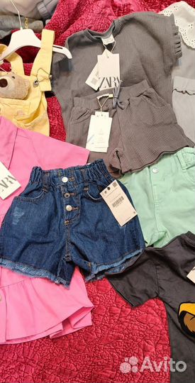 Новые летние вещи для девочки 92-98 Zara