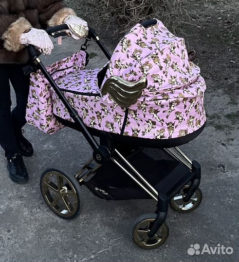 Коляска cybex priam jeremy scott 2 в 1