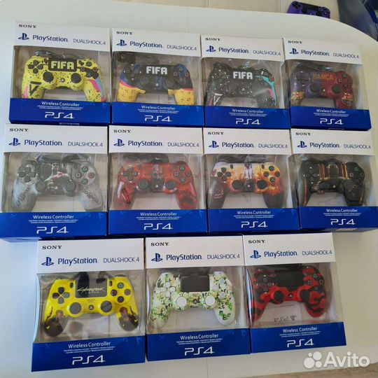 Беспроводной джойтсик с принтами для пс4, пк