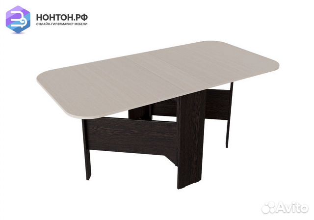 Стол-книжка Т1 венге цаво / дуб белфорт