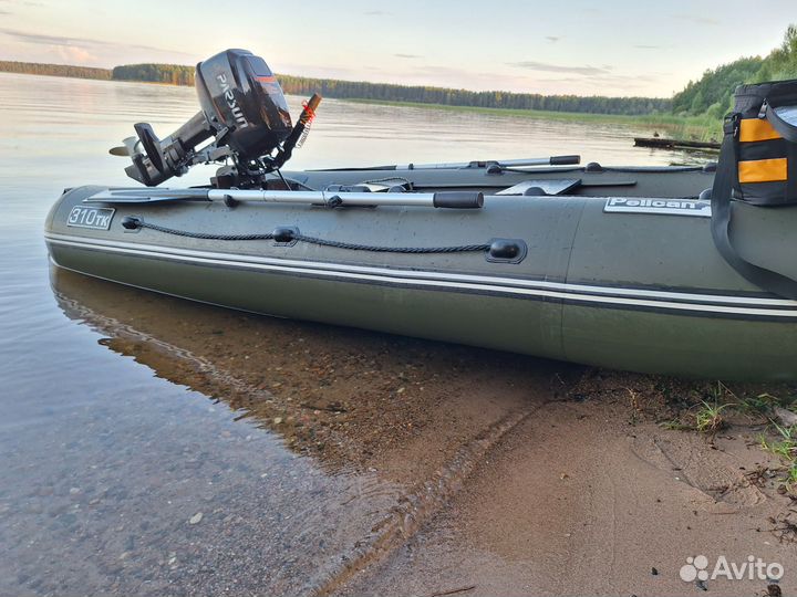 Надувная лодка пвх с мотором 9 8 Парсум