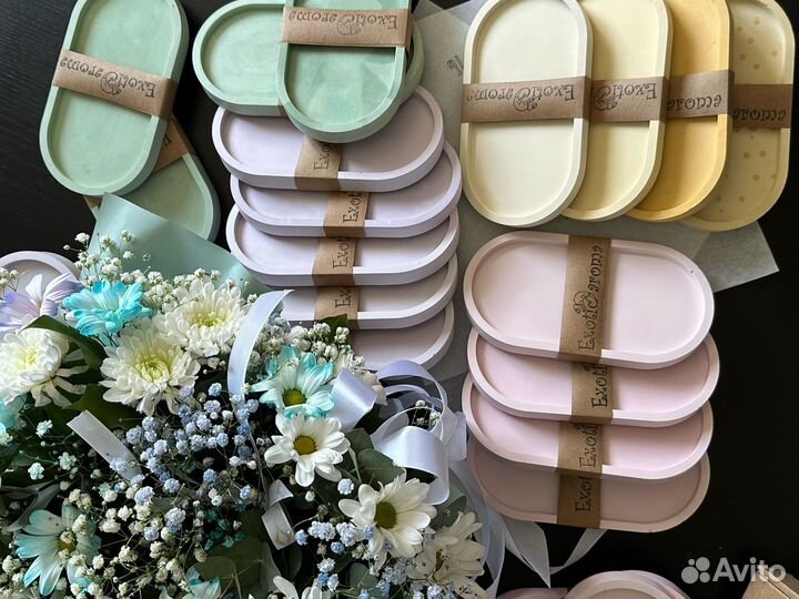 Поднос из гипса