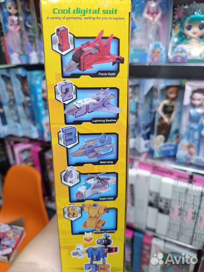 Набор цифры трансформеры