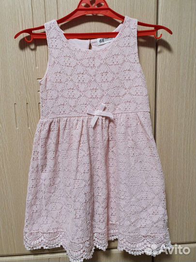 Платье ажурное h&m