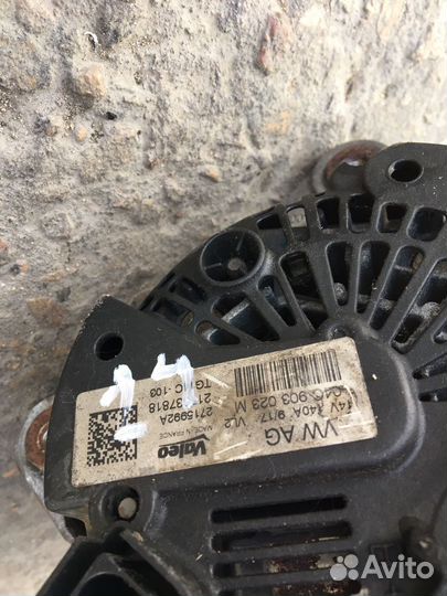 Генератор skoda octavia a7 1.4 turbo