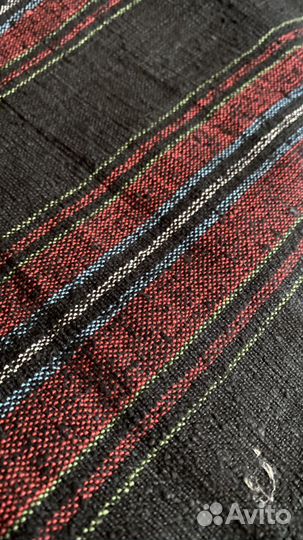 Ткань домотканая из льна