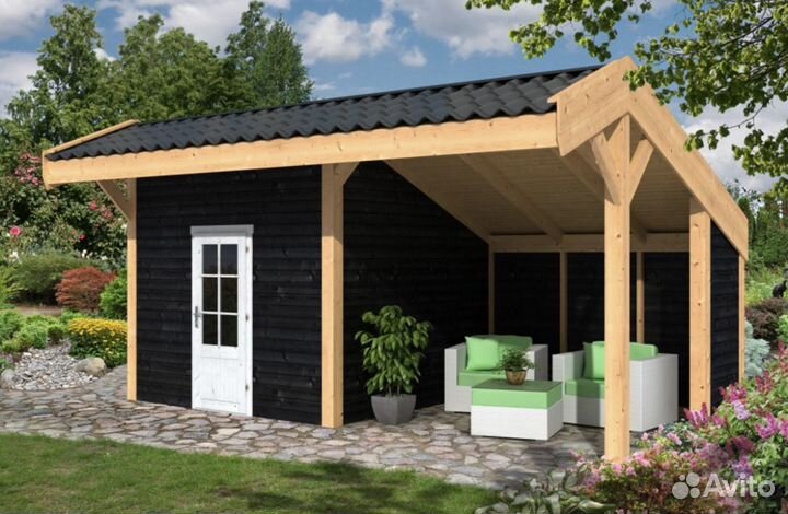 Беседка летняя кухня