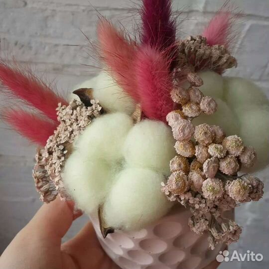 Букет, композиция из сухоцветов