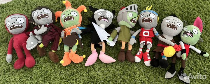 Растения против зомби. Плюшевые игрушки