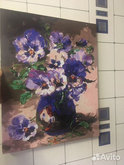 Картины по номерам раскрашенная 40*50