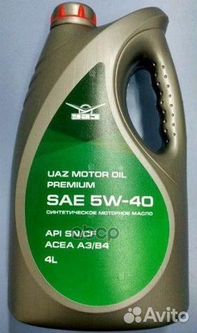 101004054002 UAZ Масло UAZ Motor Oil Premium 5W
