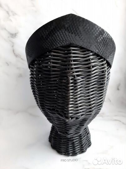 Кокошник ободок 3D Кожа змеи современный