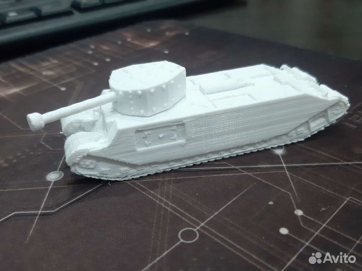 3D модель танк TOG 2 конструктор