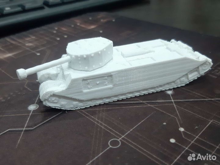 3D модель танк TOG 2 конструктор