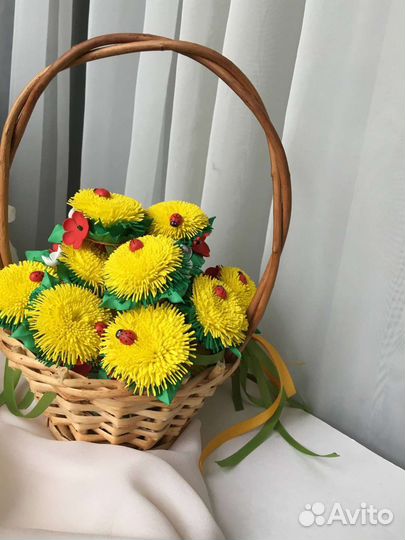 Одуванчики резинки заколки ободок повязка