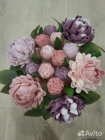 Букет из мыла ручной работы