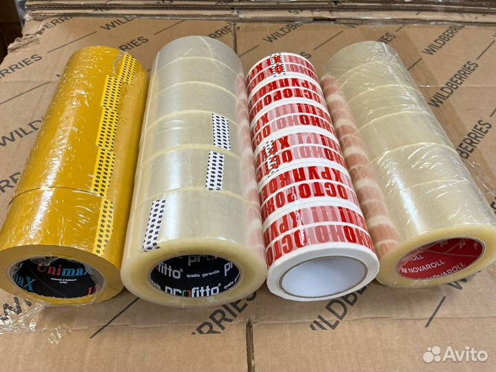 Скотч Новаролл 150м прозрачный, клейкая лента