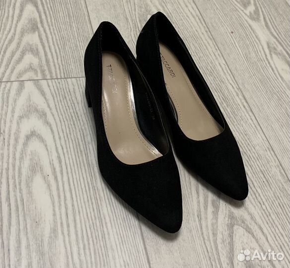 Туфли замшевые