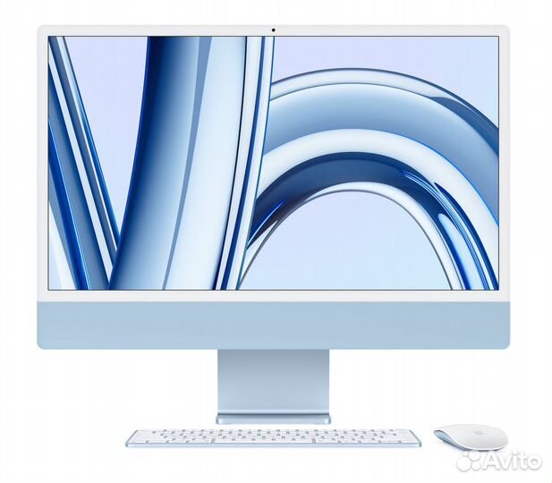Apple iMac 24 (2023) M3 8C/10C GPU/8Гб/256Гб Blue