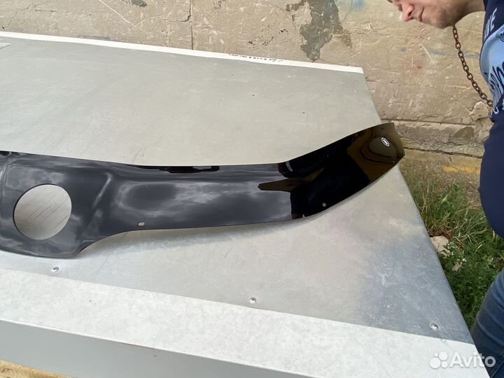 Дефлектор капота skoda octavia