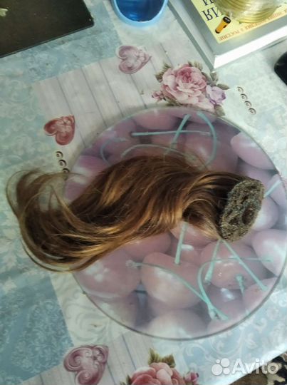 Шиньон из натуральных волос